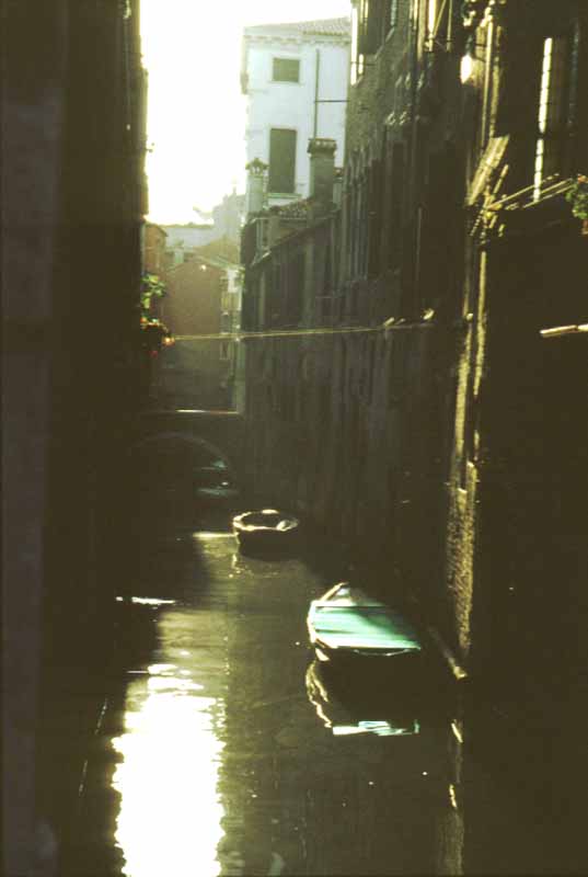 Picture of Venetian canal in sunlight